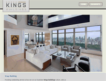 Tablet Screenshot of kingsbuildings.com